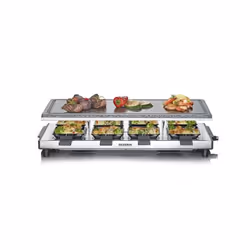 Severin RG 2374 griglia per raclette 8 persona(e) 1500 W Nero, Acciaio inox