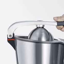 Severin SEV CP 3544 ZITRUSPRESSE spremiagrumi Acciaio inox Nero, Acciaio inox - Vista aggiuntiva 6