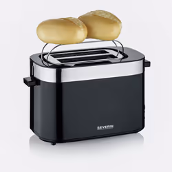 Severin AT 9264 7 2 fetta/e 800 W Nero