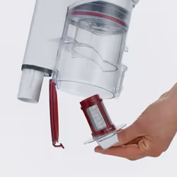 Severin HV 7152 scopa elettrica Aspirapolvere a bastone Batteria Secco Sacchetto per la polvere 0,5 L 120 W Rosso, Bianco 2,2 Ah - Vista aggiuntiva 5