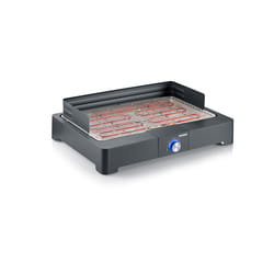 Severin PG 8565 Grill Da tavolo Elettrico Nero, Acciaio inox 2200 W