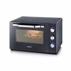 Severin TO 2073 XXL fornetto con tostapane 60 L 2200 W Nero Grill - Vista aggiuntiva 8