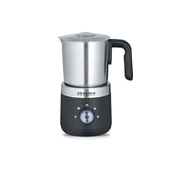 Severin 3588 montalatte e scaldalatte Elettrico portatile Nero, Argento