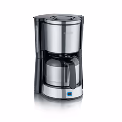 Severin KA 4847, Macchina da caffè con filtro, 1 L, Caffè macinato, 1000 W, Nero, Acciaio inox