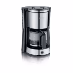 Severin KA 4823, Macchina da caffè con filtro, 1,25 L, Caffè macinato, 1000 W, Nero, Acciaio inox