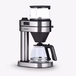 Severin Caprice, Macchina da caffè con filtro, Caffè macinato, 1580 W, Nero, Acciaio inox