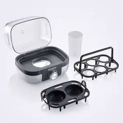 Severin EK 3169 Pentolino per uova 6 uovo/uova 420 W Nero, Acciaio inox - Vista aggiuntiva 2