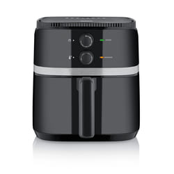 Severin FR 2452 friggitrice Singolo 4,3 L Indipendente 1500 W Friggitrice ad aria calda Nero, Argento