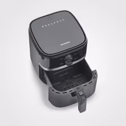 Severin FR 2452 friggitrice Singolo 4,3 L Indipendente 1500 W Friggitrice ad aria calda Nero, Argento - Vista aggiuntiva 5