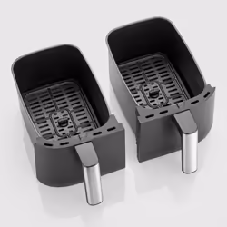 Severin FR 2453 Doppia 3,25 L Indipendente 2850 W Friggitrice ad aria calda Nero, Argento - Vista aggiuntiva 4