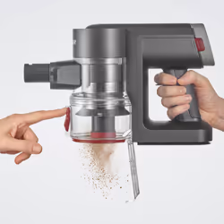 Severin HV 7968 Aspirapolvere a bastone Batteria Secco Sacchetto per la polvere 0,4 L 300 W Antracite, Rosso, Argento 2000 Ah - Vista aggiuntiva 4