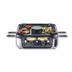 Severin RG 2379 griglia per raclette 8 persona(e) 1900 W Nero, Argento