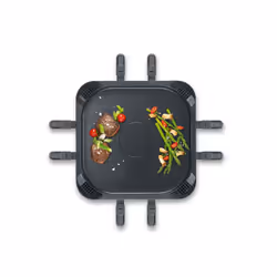 Severin RG 2379 griglia per raclette 8 persona(e) 1900 W Nero, Argento - Vista aggiuntiva 8