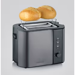 Severin AT 9573 tostapane 2 fetta/e 800 W Antracite, Nero