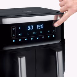 Severin FR 2463 Doppia 8 L Indipendente 2600 W Friggitrice ad aria calda Nero - Vista aggiuntiva 6