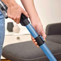 Severin HV 7151 scopa elettrica Aspirapolvere elettrica Batteria Secco HEPA Senza sacchetto 300 W Nero, Blu, Argento 2,2 Ah - Vista aggiuntiva 2