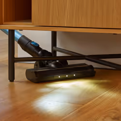 Severin HV 7151 scopa elettrica Aspirapolvere elettrica Batteria Secco HEPA Senza sacchetto 300 W Nero, Blu, Argento 2,2 Ah - Vista aggiuntiva 3