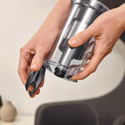 Severin HV 7151 scopa elettrica Aspirapolvere elettrica Batteria Secco HEPA Senza sacchetto 300 W Nero, Blu, Argento 2,2 Ah - Vista aggiuntiva 7