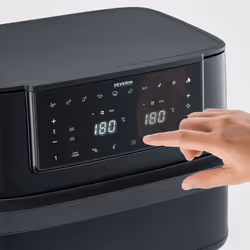 Severin FR 2490 friggitrice Doppia 9 L Indipendente 2600 W Friggitrice ad aria calda Nero - Vista aggiuntiva 4