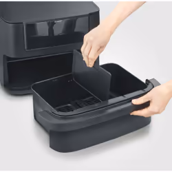 Severin FR 2490 friggitrice Doppia 9 L Indipendente 2600 W Friggitrice ad aria calda Nero - Vista aggiuntiva 6