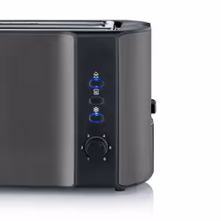 Severin AT 9341 tostapane 4 fetta/e 1400 W Nero, Acciaio spazzolato, Acciaio inox - Vista aggiuntiva 4