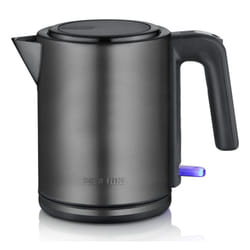 Severin WK 9342 bollitore elettrico 1 L 2400 W Nero, Acciaio spazzolato