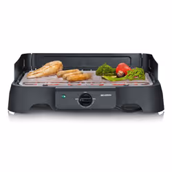 Severin PG 8593 barbecue per l'aperto e bistecchiera Grill Da tavolo Elettrico Nero 2000 W - Vista aggiuntiva 3