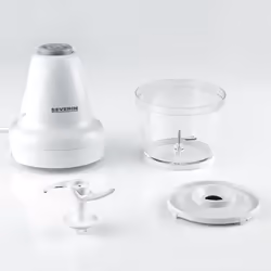 Severin UZ 3861 tritaverdure elettrico 0,65 L 260 W Grigio, Bianco