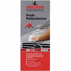 Dettagli tecnici Adatto smalto Panni per lucidare auto Performance NIGRIN Profi-Ploiertucher in una pratica scatola dispenser ...