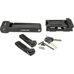 Fischer Fahrrad - 85852 Lucchetto pieghevole Nero Lucchetto a chiave