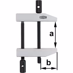 Doppia guida a vite Movimento perfettamente parallelo delle due superfici di serraggio Avvertenze di pericolo Gli utensili di ...
