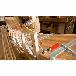 BESSEY GZ50 morsa Morsetto F 50 cm Alluminio, Rosso - Vista aggiuntiva 6