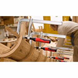 BESSEY GZ80-2K morsa Morsetto F 80 cm Alluminio, Nero, Rosso - Vista aggiuntiva 6