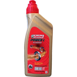 Castrol - Olio Moto Power 1 Scooter 5W40 per Motori 4T Superior Acceleration – 1 Lt