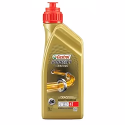 Castrol Power 1 Racing 4T 5W-40, 1 L, 5W-40, Motocicletta, Benzina, Motore a benzina, Oro
