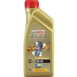 Castrol - Olio motore auto Edge Turbo Diesel 5W40 Q3 Titanium lubrificante 1L