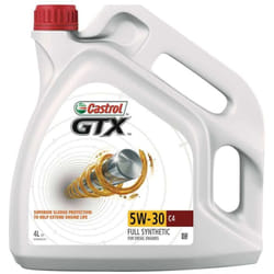 Castrol - Olio sintetico lubrificante motore auto gtx 5W30 C4 4L Oil