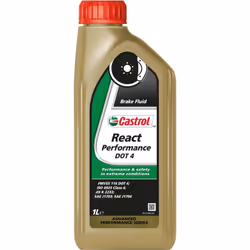 CASTROL lubrificante olio auto React performance dot 4 1L J8.