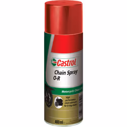 CASTROL Lubrificante sintetico Chain Spray O-R per moto, bianco, ottima protezione dall'usura, ideale per catene con O-ring e ...