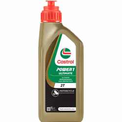 CASTROL Olio lubrificante sintetico motori moto 2T Power 1 Racing 1L
