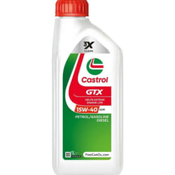Castrol - Olio lubrificante motore auto minerale gtx 15W40 1L Oil