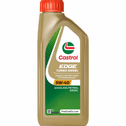 CASTROL OLIO MOTORE AUTO LUBRIFICANTE CASTROL EDGE TURBO DIESEL 5W-40 Q3 TITANIUM 1L