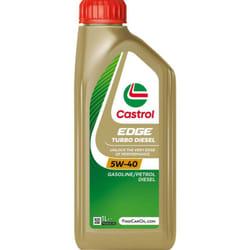 Olio motore auto lubrificante Castrol edge turbo diesel 5W-40 Q3 titanium 1L
