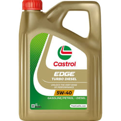 Olio motore lubrificante Castrol edge turbo diesel 5W-40 Q3 titanium 4L