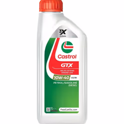 CASTROL OLIO MOTORE LUBRIFICANTE CASTROL GTX ULTRACLEAN 10W-40 A3/B4 1L