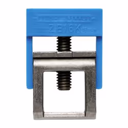 Weidmüller ZB 4K BL, Giogo di serraggio, Acciaio, Blu, Argento, 6 mm, 20,4 mm, 19 mm