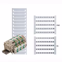 Weidmüller DEK 5 FWZ L1-PE, Indicatori per morsettiera, 500 pz, Bianco, -40 - 100 °C, RoHs, 5 mm