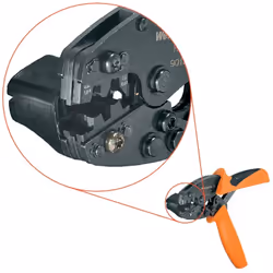 Weidmüller HTF 63 Crimpatrice Nero, Arancione - Vista aggiuntiva 2