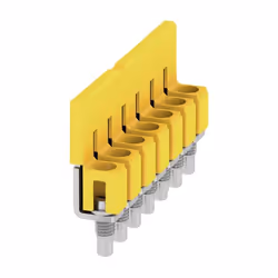 Weidmüller WQV 4/7, Connettore trasversale, 10 pz, Poliammide, Giallo, -60 - 130 °C, V0