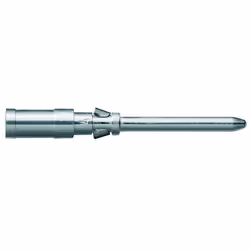 Weidmüller HDC-C-HD-SM0.75-1.00AG, Argento, Maschio, Dritto, Rame, 4 mΩ, 0,55 g